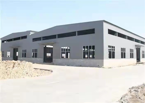 الجاهزة الصناعية الهيكل الصلب المجلفن بناء مقاوم للماء