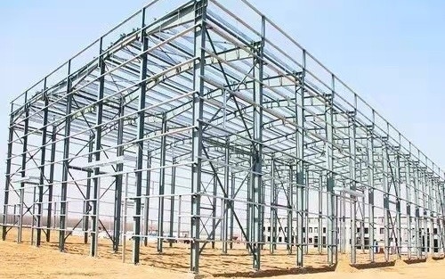 Q235 Q345 الزراعية الصلب البناء المعادن سقيفة الماشية ساحات الماشية