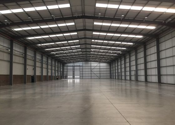 ورشة عمل الهيكل الفولاذي البيئي OEM من السهل تجميع مستودع الجاهزة