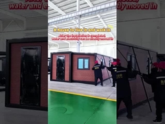 20 قدم الطوب الأحمر نمط منزل حاوية التوسع